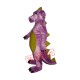 Purple Whimsical Dragon Mascot Costume Purple Whimsical Dragon Mascot Costume