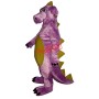 Purple Whimsical Dragon Mascot Costume