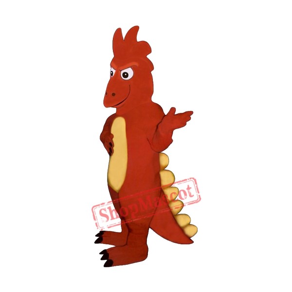 Firedrake Dragon Mascot Costume Firedrake Dragon Mascot Costume