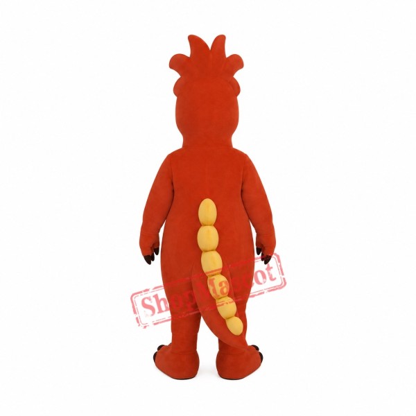 Firedrake Dragon Mascot Costume Firedrake Dragon Mascot Costume
