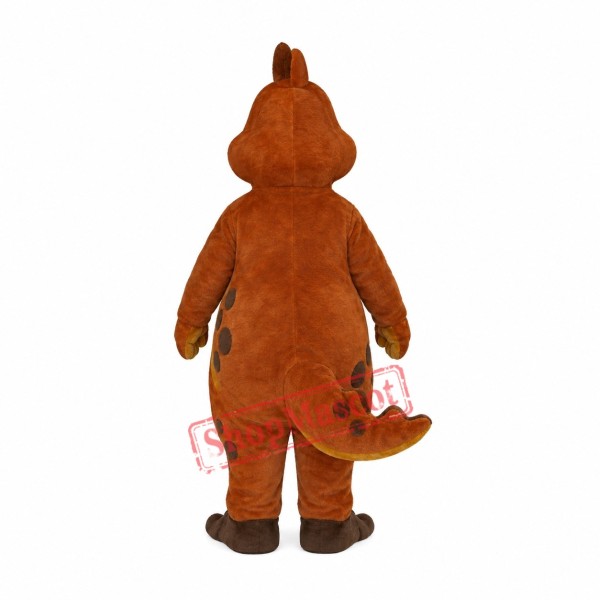 Victor Von Puff Dragon Mascot Costume Victor Von Puff Dragon Mascot Costume