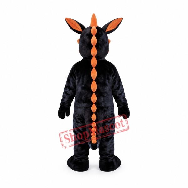 Fire Dragon Mascot Costume Fire Dragon Mascot Costume