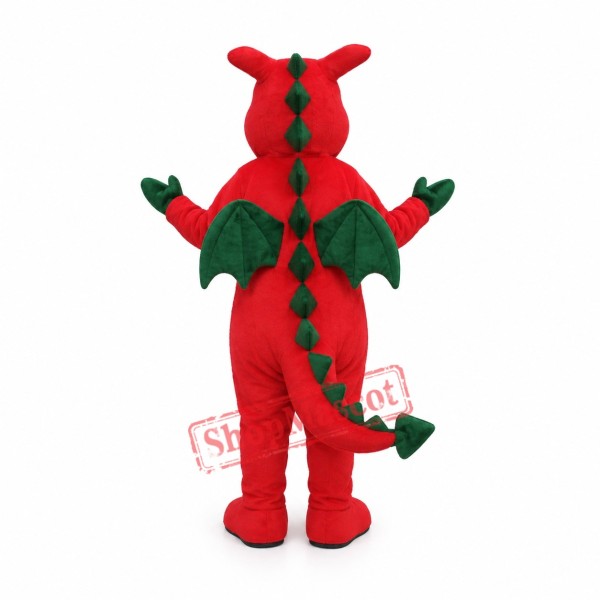 Winged Dragon Mascot Costume Winged Dragon Mascot Costume