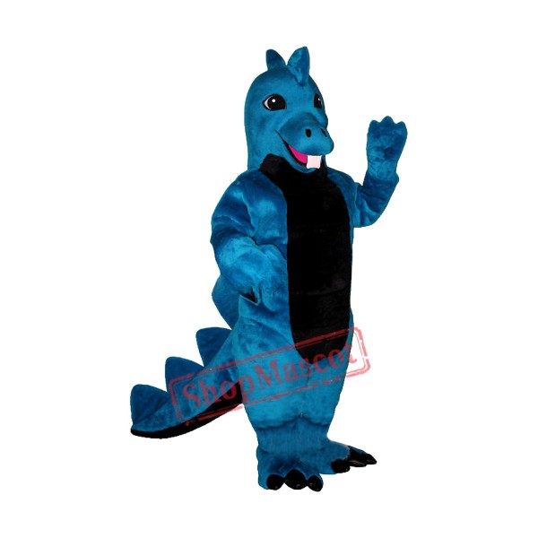 Blue Dino Mascot Costume