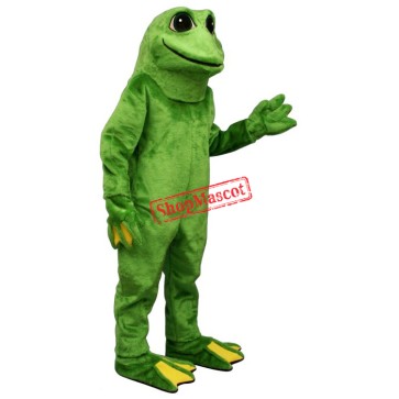 Yellow Toed Frog Mascot Costume