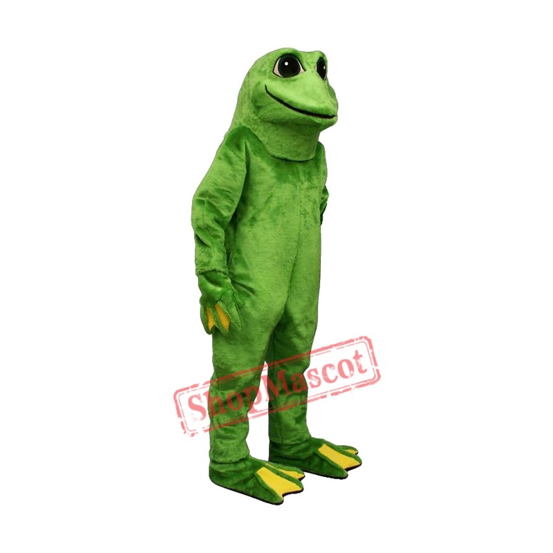 Yellow Toed Frog Mascot Costume