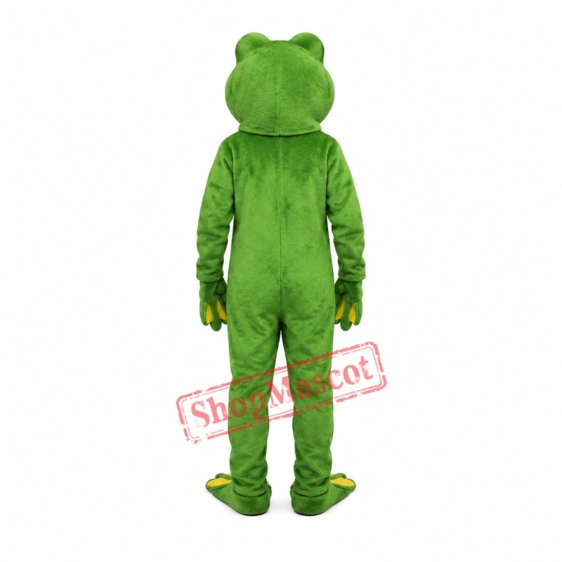 Yellow Toed Frog Mascot Costume