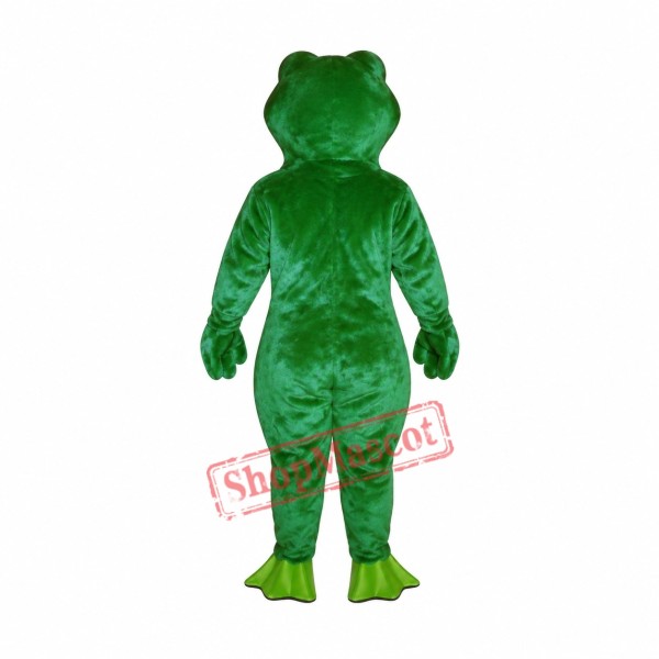 Fritz Frog Mascot Costume Fritz Frog Mascot Costume