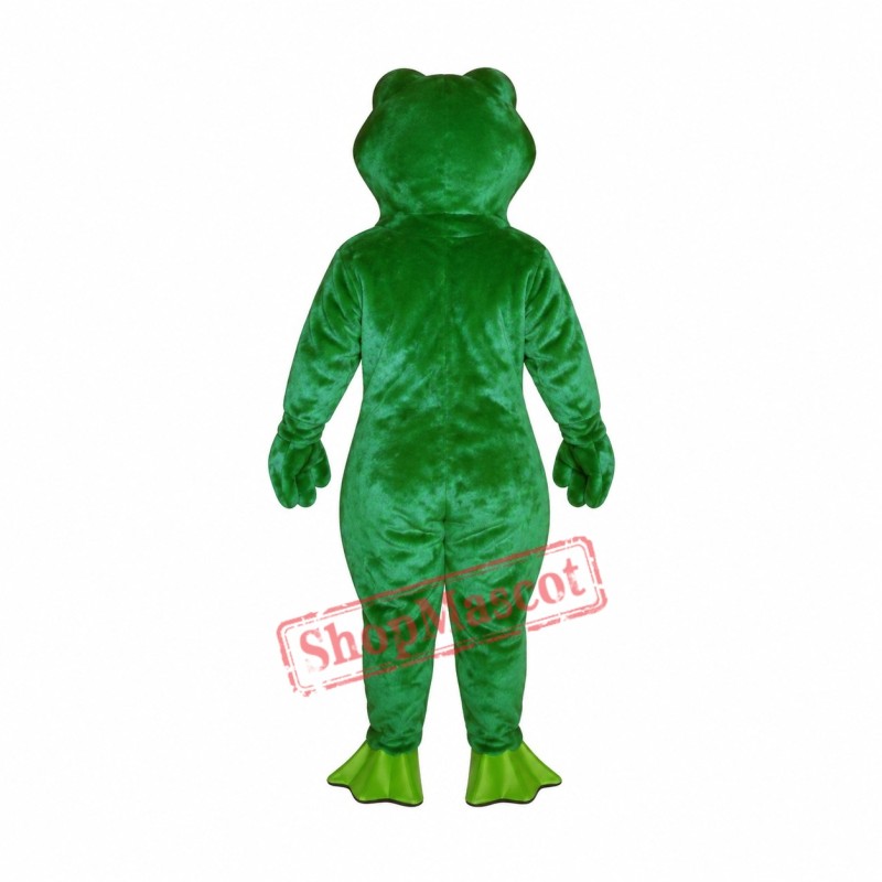 Fritz Frog Mascot Costume Fritz Frog Mascot Costume