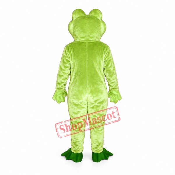 Fred Frog Mascot Costume Fred Frog Mascot Costume