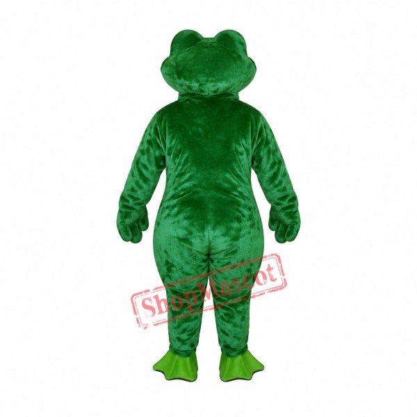 Croaking Frog Mascot Costume Croaking Frog Mascot Costume