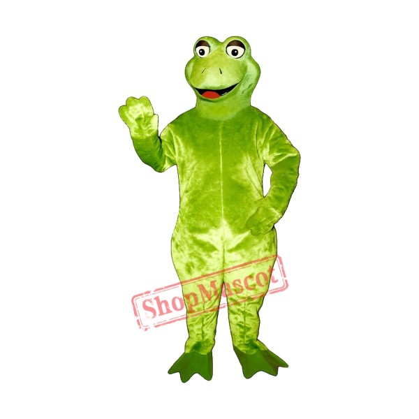 Leaping Frog Mascot Costume Leaping Frog Mascot Costume
