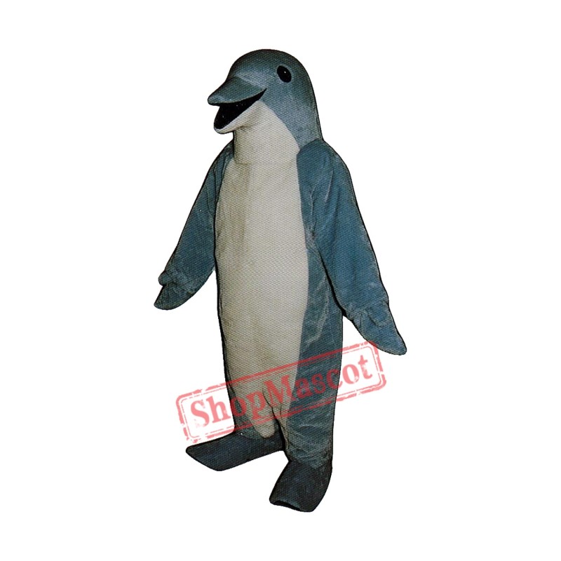 Light Blue Dolphin Mascot Costume Light Blue Dolphin Mascot Costume