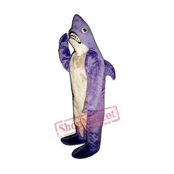 Purple Shark Mascot Costume Purple Shark Mascot Costume