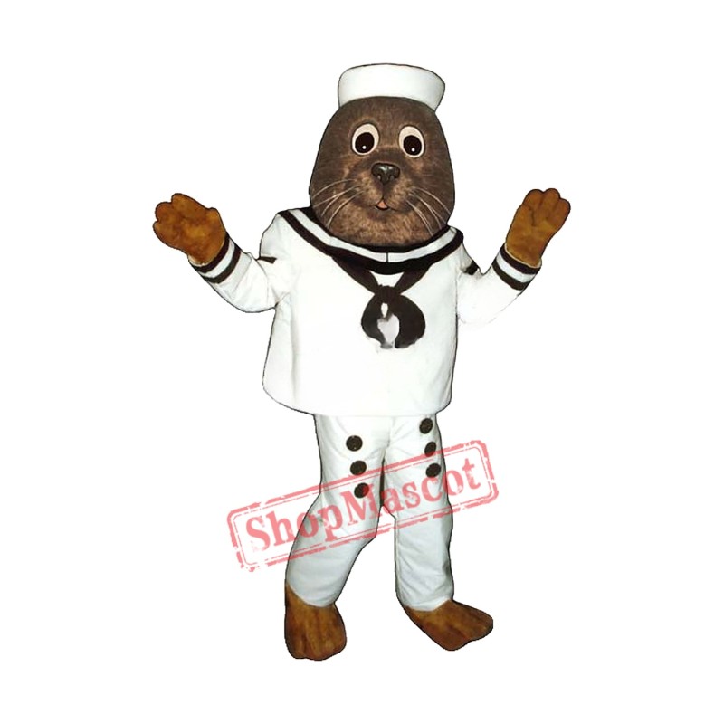 Sailing Otter Mascot Costume Sailing Otter Mascot Costume