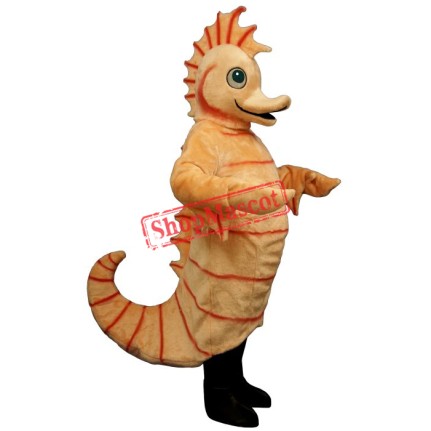 Cartoon Seahorse Mascot Costume