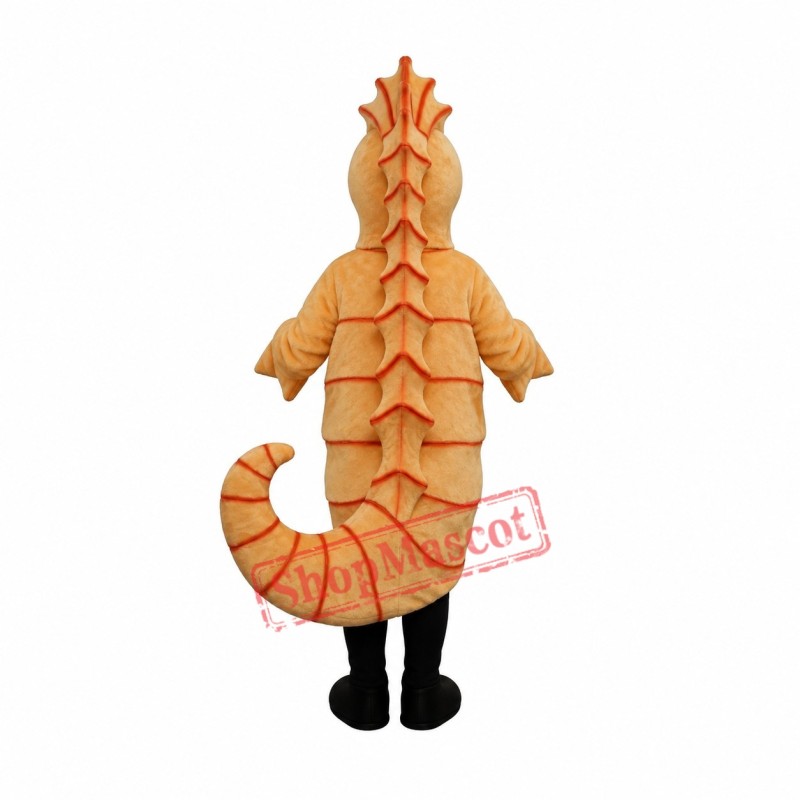 Cartoon Seahorse Mascot Costume Cartoon Seahorse Mascot Costume