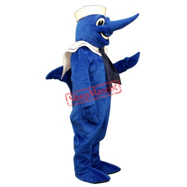 Swordfish Hat Collar Mascot Costume