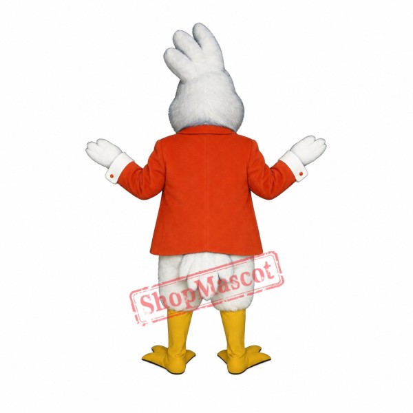 Cockatoo Jacket Bowtie Mascot Costume Cockatoo Jacket Bowtie Mascot Costume