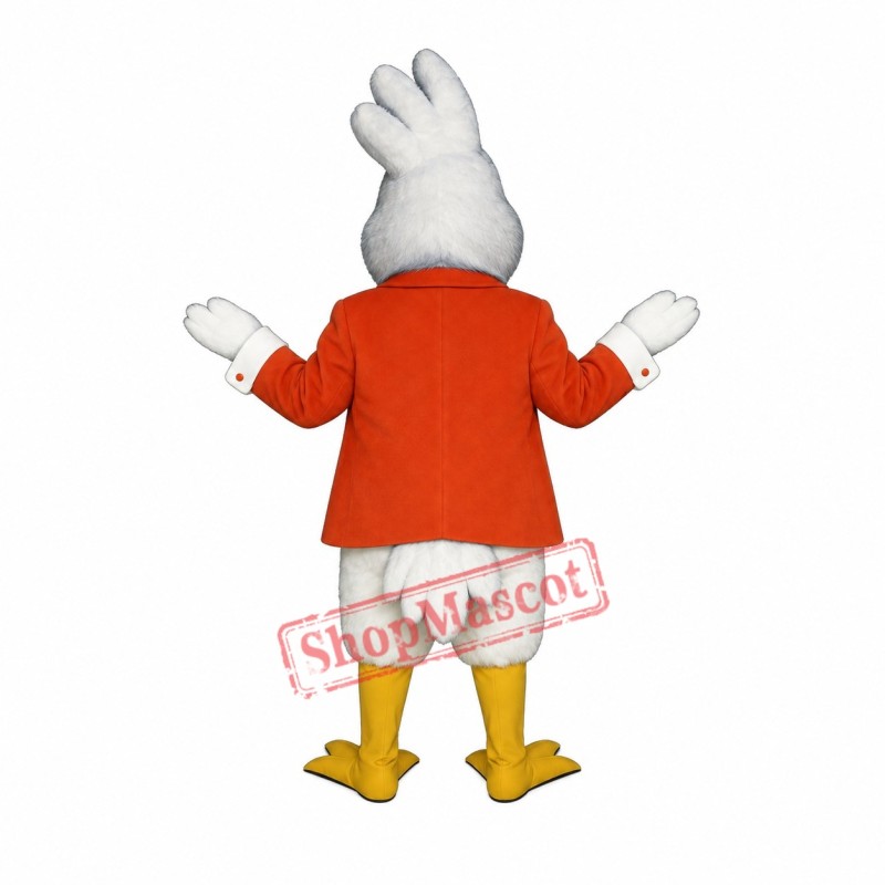 Cockatoo Jacket Bowtie Mascot Costume Cockatoo Jacket Bowtie Mascot Costume