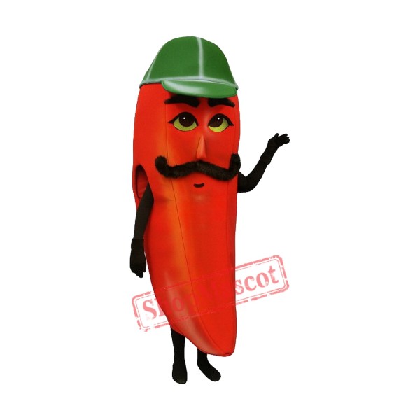 Hot Pepper Mascot Costume