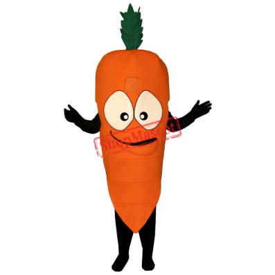 Bug Eyed Carrot Mascot Costume