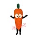 Bug Eyed Carrot Mascot Costume Bug Eyed Carrot Mascot Costume