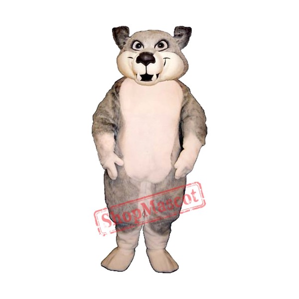 Charley Wolf Mascot Costume Charley Wolf Mascot Costume