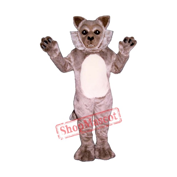 Timber Wolf Mascot Costume