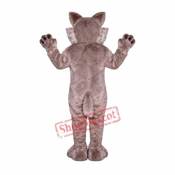 Timber Wolf Mascot Costume Timber Wolf Mascot Costume