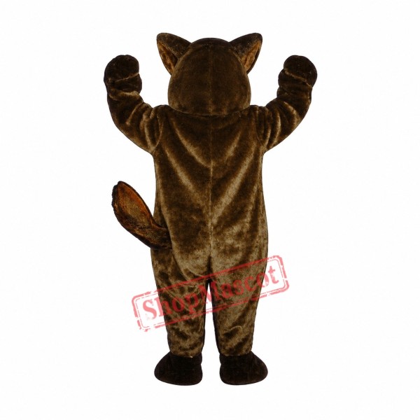 Mean Wolf Mascot Costume Mean Wolf Mascot Costume