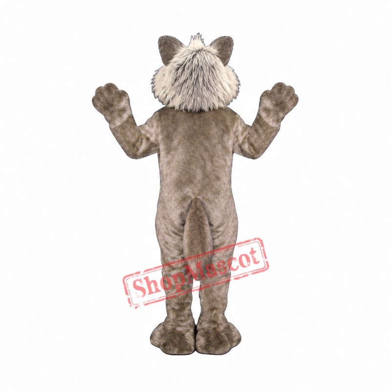 Growling Wolf Mascot Costume