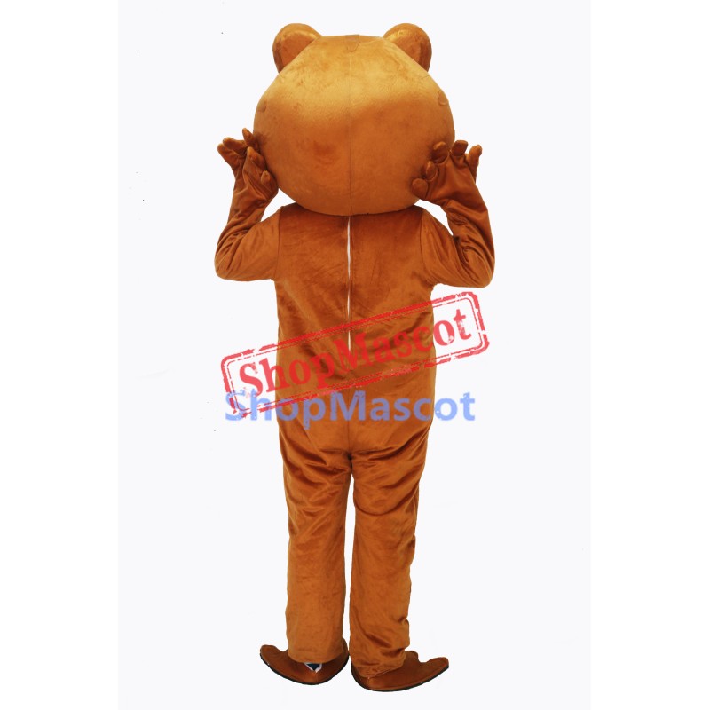 Brown Frog Mascot Costume Free Shipping