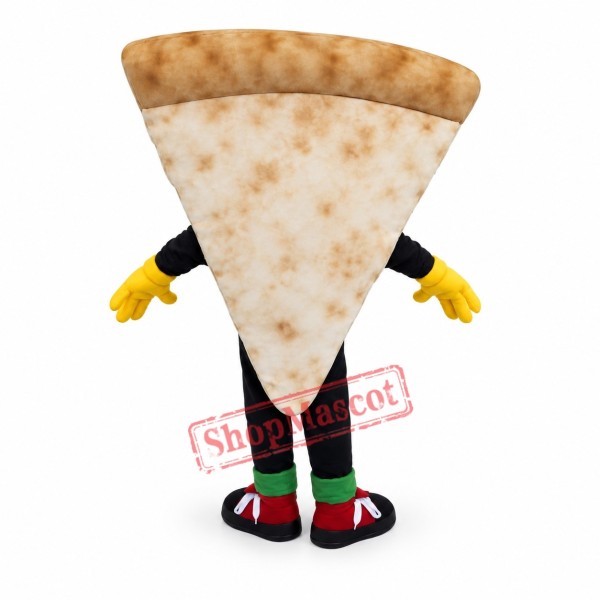 Smiling Pizza Mascot Costume Smiling Pizza Mascot Costume