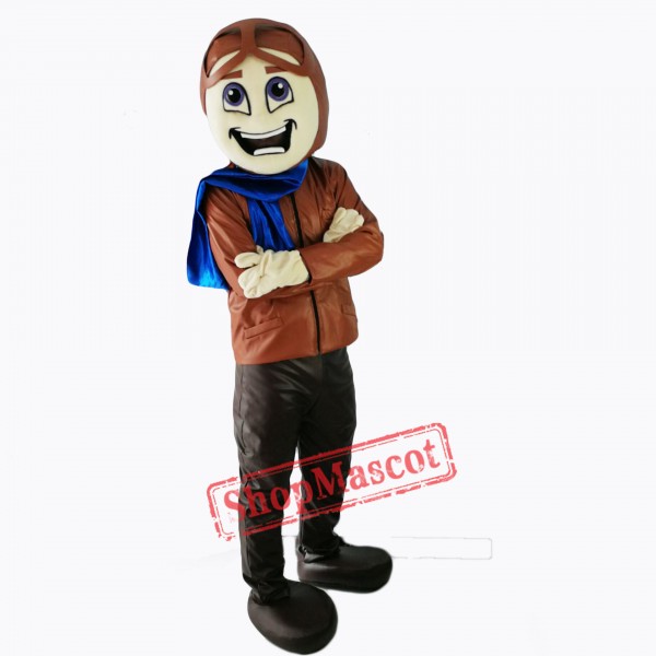 Perry Pilot Lightweight Mascot Costume