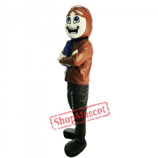 Perry Pilot Lightweight Mascot Costume