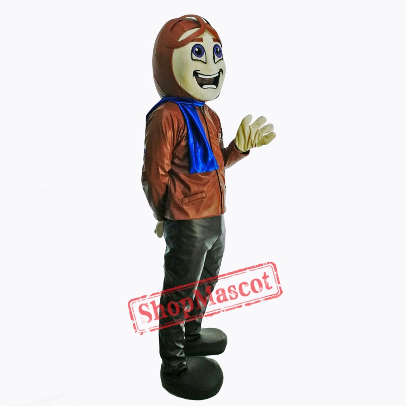 Perry Pilot Lightweight Mascot Costume