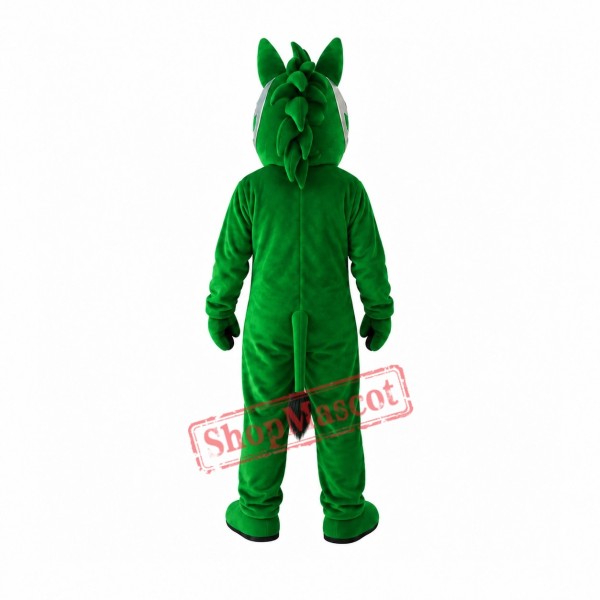 Green Trojan Horse Mascot Costume