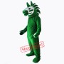 Green Trojan Horse Mascot Costume