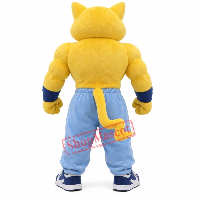 Rocky The Mountain Lion Mascot Costume Rocky The Mountain Lion Mascot Costume
