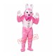 Adult Pink Bunny Mascot Costume Adult Pink Bunny Mascot Costume