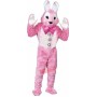 Adult Pink Bunny Mascot Costume