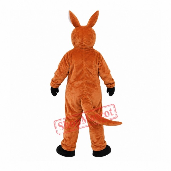 Jumpin Jenny Kangaroo Mascot Costume Jumpin Jenny Kangaroo Mascot Costume