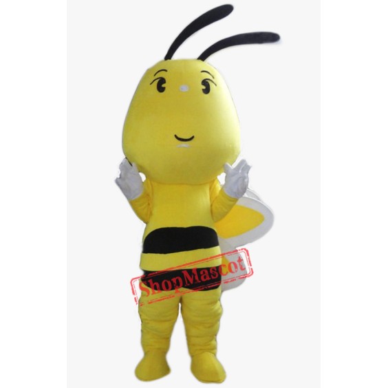 Big Head Bee Mascot Costume