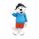 Cute Friendly Polar Bear Mascot Costume Cute Friendly Polar Bear Mascot Costume
