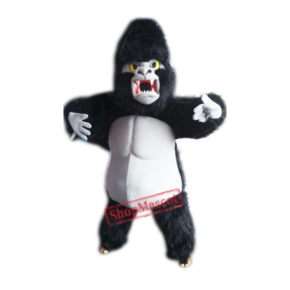 Black Gorilla Mascot Costume Adult Costume