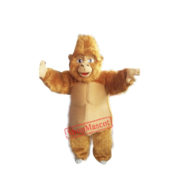 Brown Gorilla Mascot Costume Adult Costume