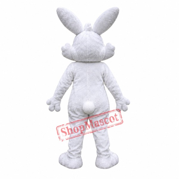 Glasses Easter Bunny Mascot Costume Glasses Easter Bunny Mascot Costume
