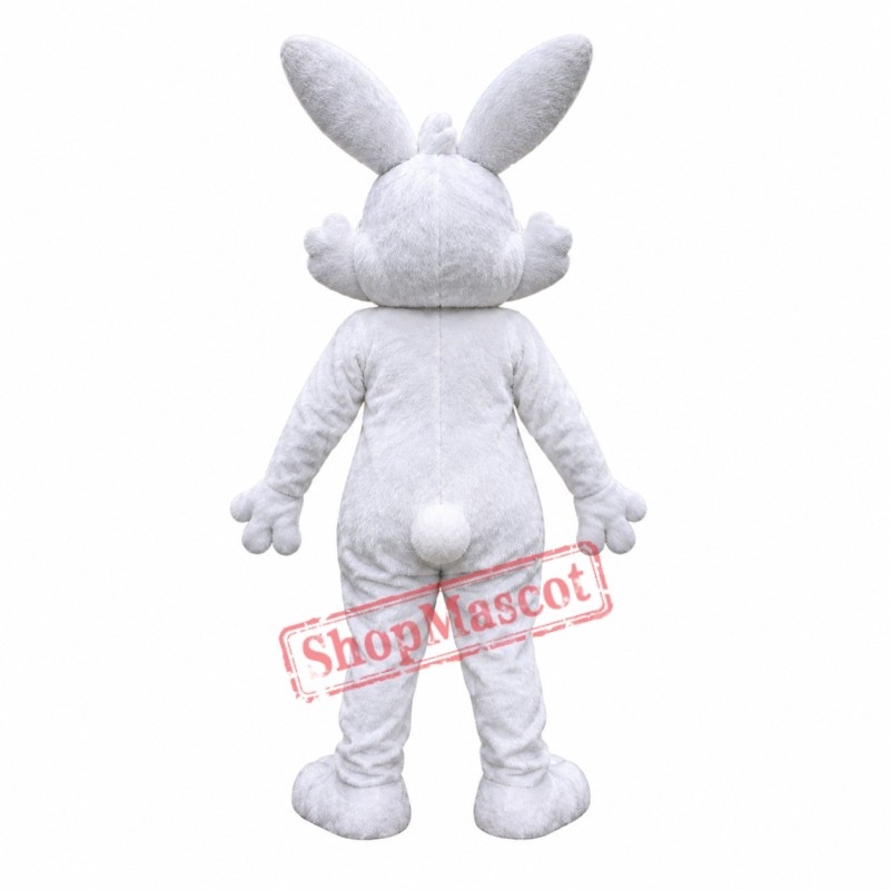 Glasses Easter Bunny Mascot Costume Glasses Easter Bunny Mascot Costume