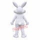 Glasses Easter Bunny Mascot Costume Glasses Easter Bunny Mascot Costume